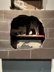 Lin May Saeed, Skyscraper (according to Max Horkheimer), 2013 & The Liberation of Animals from Their Cages II, 2007 (© by Sofia Nannini)