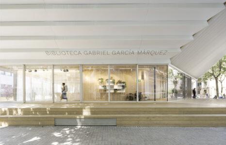 Barcellona, Biblioteca Gabriel García Márquez, Josep Llinas, dal sito https://ajuntament.barcelona.cat/biblioteques/es/bibgarciamarquez
