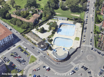 Piscina Argelati, Milano (© Roberto Arsuffi, googlemap Milanosport, Comune di Milano)