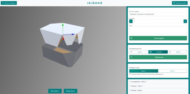 IGIEMME Packaging, il nuovo configuratore 3D