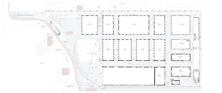 Matadouro, Porto. Masterplan di Kengo Kuma & Associates & OODA (Courtesy of Kengo Kuma & Associates)