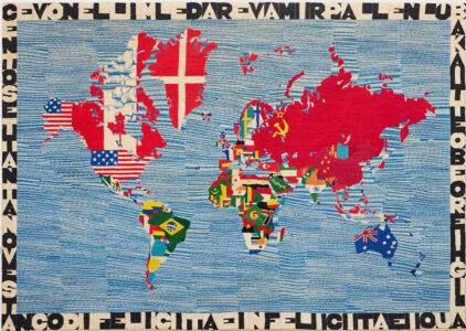 Alighiero Boetti, Mappa, 1979 (© Alighiero Boetti, Courtesy of Ben Brown Fine Arts, London)
