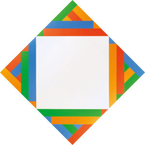 Mostra "max bill, la grammatica della bellezza", m.a.x. museo Chiasso, 2026.
max bill, wegnehmen und zufügen, 1975, olio su tela, diagonale 142 cm, collezione chantal + jakob bill
© max, binia + jakob bill, stiftung/2026, ProLitteris, Zürich