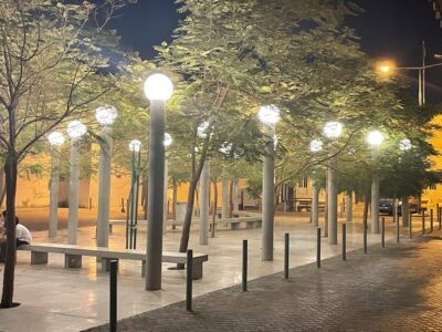 Un momento del progetto urbano di OFFICE KGDVS (2012-2021) nel centro di Al Muharraq, Bahrain (©Mauro Cecchetti)