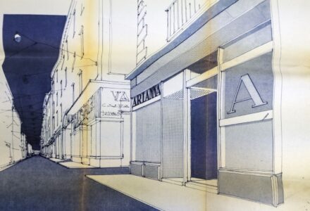 Ada Defez, Negozio in via Roma, oggi via Toledo, a Napoli (1958)