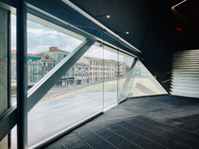 L'interno di Casa da Música, Rem Koolhaas, Porto (© Ilaria La Corte)