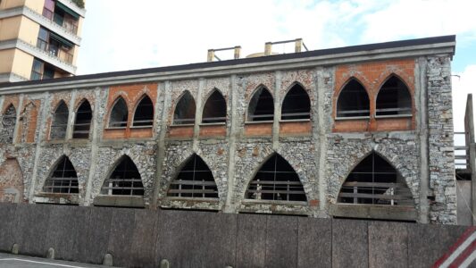 Officina Badoni, Lecco, cantiere (courtesy Fondazione Comunitaria del Lecchese)