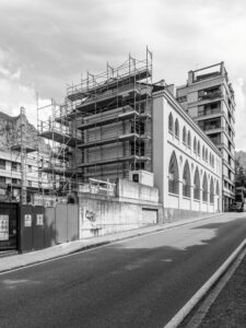 Officina Badoni, Lecco, cantiere (courtesy Fondazione Comunitaria del Lecchese © Giacomo Albo)