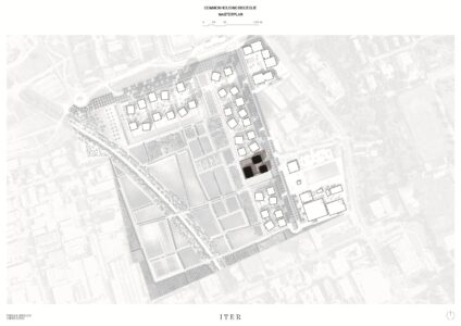 CommonHousing Bisceglie, Milano, masterplan (ITER studio, © ITER studio)