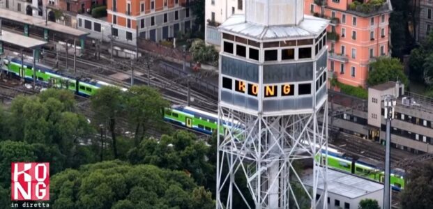 Torre Branca, immagini dal programma tv Kong