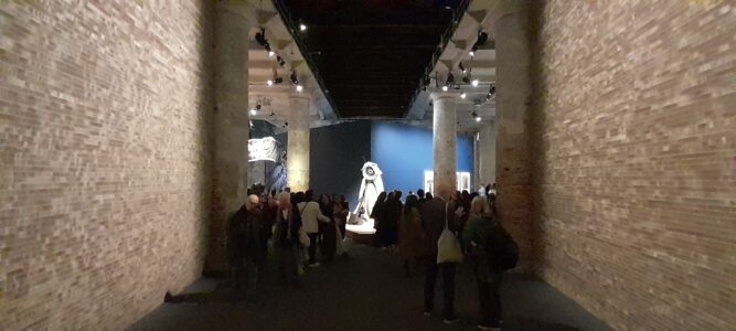 Allestimenti Corderie, Biennale d'Arte 2026 (© Alessandro Colombo)