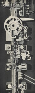 Theodore Waddell, dettaglio del modello dell’attraversamento sullo Stretto di Messina. Fotografia di B. Korab in occasione della mostra “Function without Form”, MoMA, New York, 1969 (Neon city, in «The Architectural Forum», April 1969