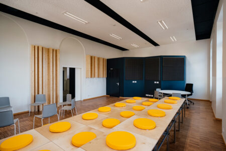 Scuola secondaria di I grado,
Giovanni Pascoli, Torino
(Silvia Minutolo, Marco Giai Via)
© Andrea Guermani