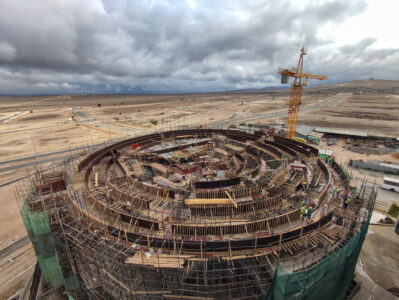 Il cantiere di Konza Technopolis con i principali edifici in corso di realizzazione (fonte: konza.go.ke/)