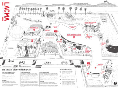 LACMA Los Angeles Mappa (courtesy LACMA)