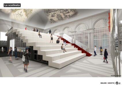 Studio Migliore+Servetto, progetto di allestimento del Museo della città presso la Loggia dei Banchi
