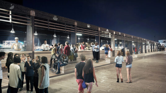 Molo San Nicola (studio Sylos Labini, progetto vincitore del concorso per la riqualificazione del waterfront di Bari)