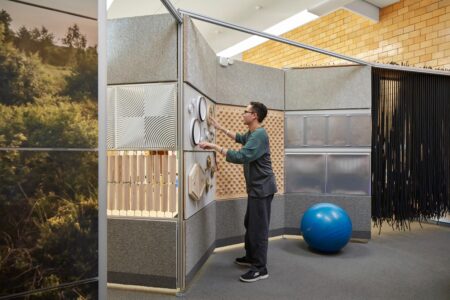 Sensory Well-being Hub at Lane Tech College Prep High School, Chicago, Illinois, USA (Photo by: Tom Harris, 2017)