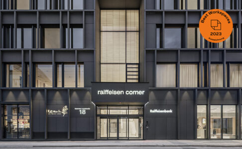 feld72 e Studio Hoffelner Schmid, Raiffeisen corner, St. Pölten (© Hertha Hurnaus, courtesy feld72)
