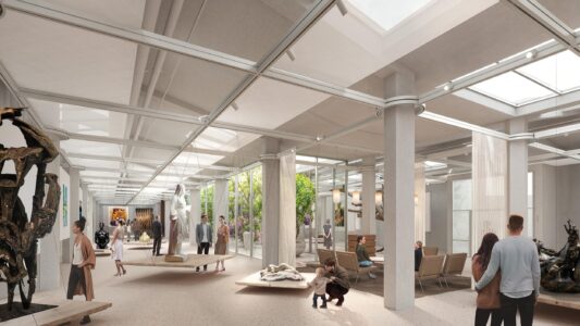 Le mostre temporanee, un organismo vivente che evolve a seconda del contenuto (© MVRDV)