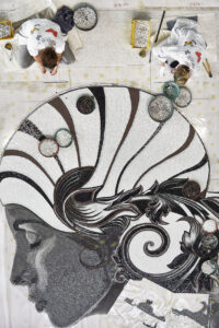Making Karl Lagerfeld Mosaic