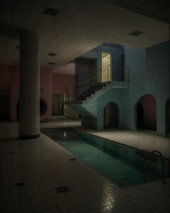 Scene del film "Backrooms", 2026