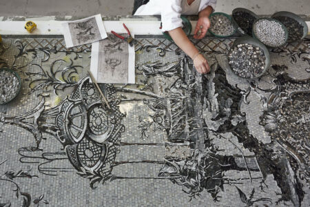 Making Karl Lagerfeld Mosaic