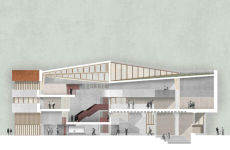 Disegni dell'ampliamento della School of Architecture, O'Donnell+Tuomey, Liverpool, 2026 (© O'Donnell+Tuomey)