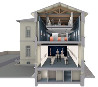 Il futuro Centro per le Arti di Lucca, rendering (@Toostudio)