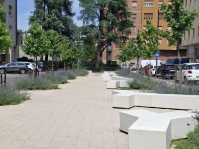 Vivere infrastrutture verdi di qualità alla Croce, riqualificazione pubblica, Casalecchio di Reno, Bologna (PAMPA- Progetto Ambiente Paesaggio, 2024 e 2026)