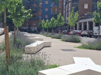 Vivere infrastrutture verdi di qualità alla Croce, riqualificazione pubblica, Casalecchio di Reno, Bologna (PAMPA- Progetto Ambiente Paesaggio, 2024 e 2026)