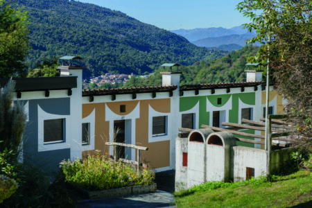 Manuel Pauli, August Volland, Eva Pauli, Villaggio vacanze "I Grappoli", Sessa,1960 (©Roberto Conte, courtesy TAM)