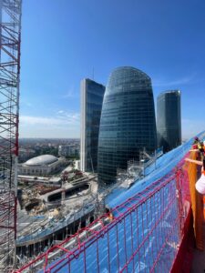 City Wave, Milano, BIG, foto del cantiere (@Arianna Panarella)