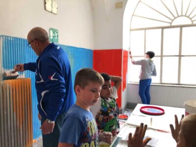 Rigenerazione del convento meridiano di Cerreto Sannita, momento di rigenerazione degli spazi da parte delle famiglie