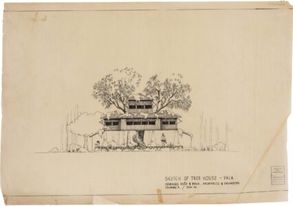 Geoofrey Bawa, Yala Bungalows,
1968 (© Geoffrey Bawa and Lunuganga Trusts)