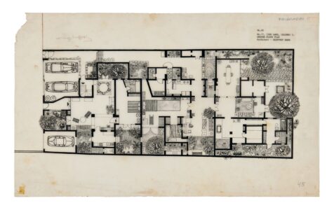 Geoffrey Bawa, Vernon Nonis, ground floor plan, Number 11 disegno del 1985 (© Geoffrey Bawa and Lunuganga Trusts)