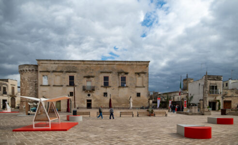 Agorà Design, 2025. Mostra prototipi in Piazza, Martano (©Antonio Leo)