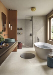 Lea Ceramiche collezione Pulse piastrelle bagno in gres effetto pietra Lea Ceramiche collezione Pulse piastrelle bagno in gres effetto pietra